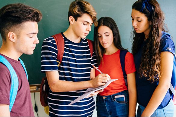 4 students are learning math