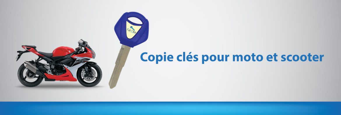 duplicata clé moto et scooter Genève