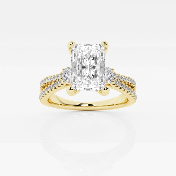 side stone engagement ring